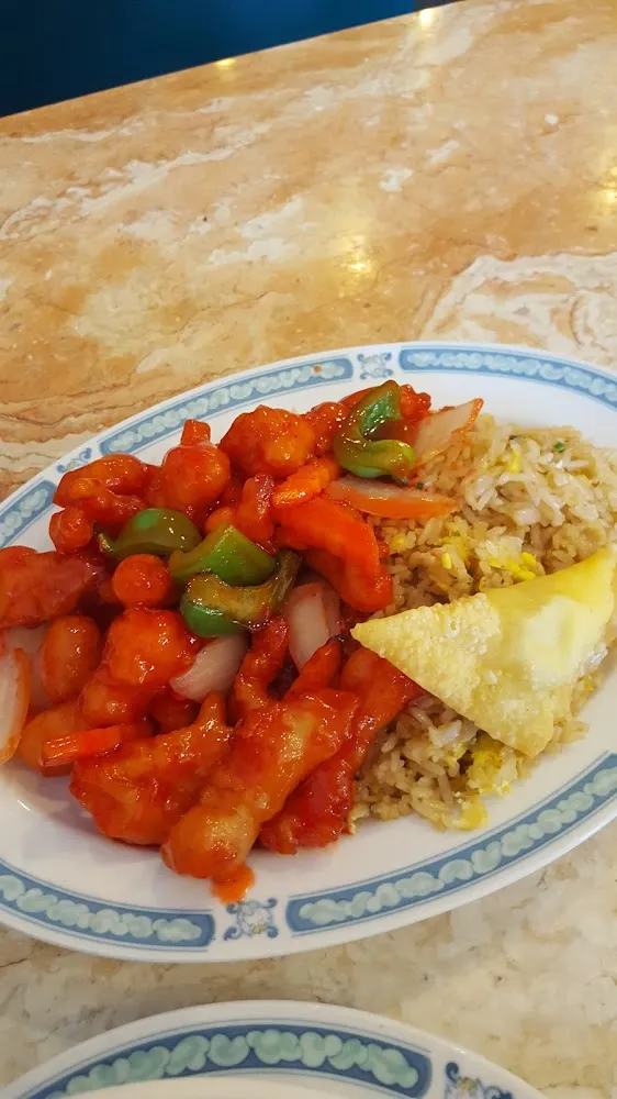 Sweet & Sour Chicken with Fried Rice